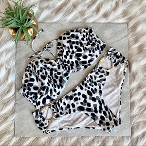 Victoria’s Secret Bikini Set - B&W Gold Large